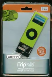 Griffin iTrip for Apple iPod Nano 2nd generation Aluminum 2 4 8GB FM Radio NEW