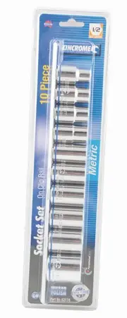 Kincrome K2174 - Socket Rail Set - 1/2"