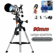 Refractor Telescope for Adults 650x90mm Astronomy Telescope With Phone Adapter