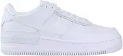 [Nike] Women's W Af1 Shadow Basketball Shoe, White, 10.5 US