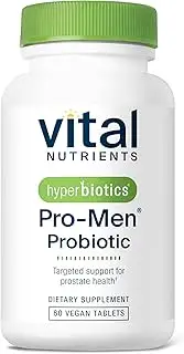 Hyperbiotics PRO-Men - Probiotics for Men with Curcumin Phytosome - Urinary and Prostate Support - 15x More Survivability- Non-GMO and Gluten Free Premium Probiotic Supplements - 60 Tablets