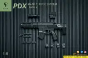 SMG 1/6 Scale PDX Battle Rifle System Set Green For 12" black