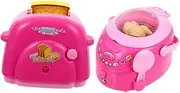 ibasenice Educational Kids Toys 2pcs Mini Rice Cooker Toaster Safe Fun Home Appliances for Toddlers Child-Friendly