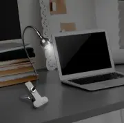 Reading Light LED Book Light Brightness USB Clip On Desk Light Eye Care Lamp
