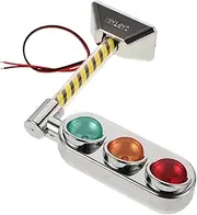 ETHZZLE Tiny Traffic Lighting Decor Mini Street Lamp Traffic Signal Light Ornament Light Change Car Interior Decor Led