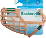 Baskerville Classic Basket Muzzle - Dog can Pant and Drink, Prevents Biting