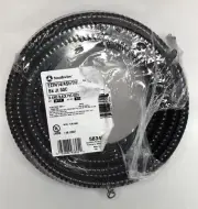 Southwire 14 AWG Black PVC 600V Aluminum Clad Cable - Black