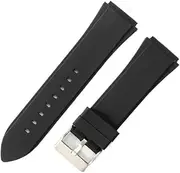 YCBFGAZATK Fit For Guess Watch U0247g3 W0040g3 W0040g7 Men Black Blue 22mm Silicone Rubber Special Convex Interface Watchbands