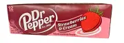 Dr Pepper Strawberries & Cream Soda 12 pack