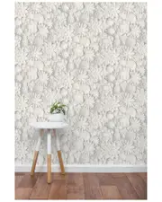 Fine Decor Fetco Dacre White Floral Wallpaper NoSize