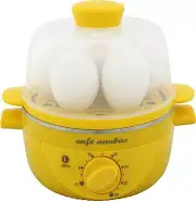 ANABAS Steam Cooker Master Easy Steamer Boiled Egg Maker with Timer Yellow