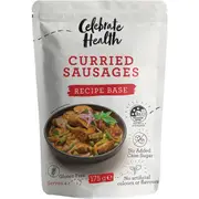 Celebrate Health Curried Sausages Recipe Base 175g
