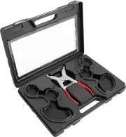 Spring Miter Clamp 25 Piece Set with 24 Assorted Size Spring Clamps and 1 Eas...