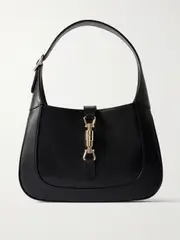[Gucci] Gucci - Jackie 1961 Leather Shoulder Bag - Black - One size One size Black