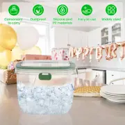 Ice Bucket with Lid and Tong Sealed Ice Bucket Container with Handle 5L StnIs