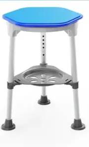 Swivel Shower Chair for Inside Shower, 360 Degree Rotating Seat Small Seat