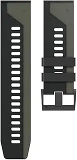 [RAYESS] Silicone Watch Band Straps For Garmin Fenix 6X 6 Pro 5X 5 Plus 3 HR Easyfit Bracelet 22 26mm Quick Release Wristband Replacement