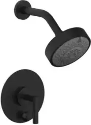 Phylrich 4-088/040 Transition Pressure Balance Shower Trim MATTE BLACK New!