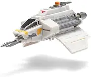 Star Wars Micro Galaxy Squadron Phantom Shuttle - 5-Inch Vehicle with Folding Wings and Removable Hatch Plus Two 1-Inch Micro Figure Accessories