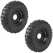 2pc 6'' Wheel Rim 4.10-6 Tyre For ATV Go Kart Drift Trike Buggy Quad Mini Bike