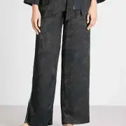 Maje Pasito Black Pants floral pants size 2 NWT