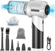 Bnonya Car Vacuum Cleaner, 22000PA High Power Brushless Cordless Car Vacuum, Mini Foldable Portable Handheld Vacuum, 3 in 1 Compressed Air Duste with 30mins Runtime for Car, Home, Office, Outdoor