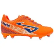 Nomis Unisex Kids Prodigy 2.0 FG Football Boot -Orange/Royal/White