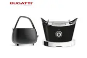 Bugatti Jackie 1.2L Kettle and Volo 2-Slice Toaster Set - Matte Black