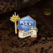 Cleric Class Pin Brand New by Misty Mountain Gaming