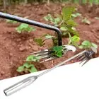 Hoe Weeding Tool Garden Hand Tool Manganese Weed Puller Tool for Garden Weeding