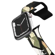 Apple Watch Series 7-9 (45mm) Impact Band GEO BLOCK CRYSTALS 4, BOHO GEOMETRIC SHAPES MODERN NATURE ABSTRACT PATTERN
