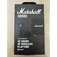 在飛比找蝦皮購物優惠-Marshall minor III 真無線藍牙耳機