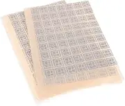 Beautiful Transfer Decal Sheets 2 Pack Underglaze Blue White for Pottery Decorations