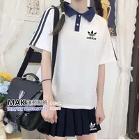 在飛比找Yahoo!奇摩拍賣優惠-～MAK運動服飾～Adidas 愛迪達學院風套裝女百褶半身裙