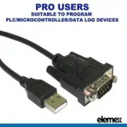 USB 2.0 to RS-232 DB9 9 Pin Serial Port Adapter Windows 11/ 10/ 8/ 7 (32-64) iOS