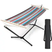 Costway 3x1 M Portable Hammock w/Metal Stand & Carry Bag Patio Hanging Chair Swing Bed Camping