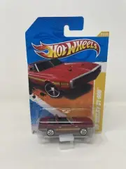 Hot Wheels 2011 New Models '69 Shelby GT-500 Red Wheel Variation 5SP Long Card