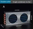 Small Air-cooled Water-cooled Common Copper Tube Finned Freezer Radiator