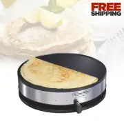 Electric Crepe Frying Pan Large Pancake Maker Baking Machine Home Professional