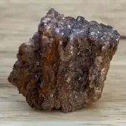 .3 OZ UTAH Raw Rough PETRIFIED FOSSIL WOOD Log 1” BLACK/BROWN SHINY CRYSTAL COAT
