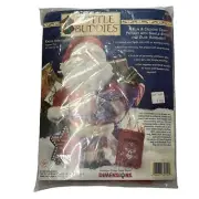 Dimensions Bottle Buddies Felt Kriss Kringle Holiday Craft Kit 1998