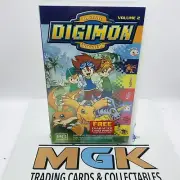 SEALED New Digimon VHS Volume 2 With Sealed Character Card 1999 Fox Kids Tazos
