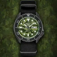 在飛比找PChome24h購物優惠-SEIKO 精工 5 Sports系列 自信迷彩 機械腕錶 