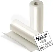 Seepar Vacuum Food Sealer Rolls, Pack of 2, (20cm x 400cm) - B PA Free