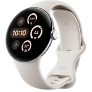 Google Pixel Watch 3 Wi-Fi 41mm (Silver with Porcelain Active Band)