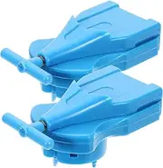 HAWILLOSCH 2Pcs Creative Gyro Launcher Educational for Design Compatible with Burst Gyro Random Color for Fun Play