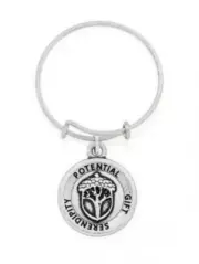 Alex and Ani UNEXPECTED MIRACLES Expandable Wire Ring Charm 925 Sterling Silver