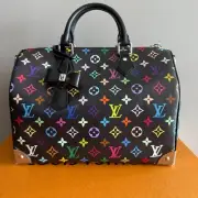 Louis Vuitton Takashi Murakami Monogram Multicolor SPEEDY SOFT 30 LV X TM 2025