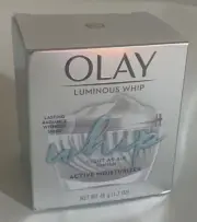 New Olay Luminous Whip Active Moisturizer Light As Air Finish Oil Free 1.7 Oz