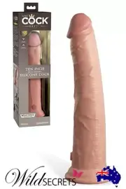 NEW Pipedream King Penis Elite Dual Density 10 inch Silicone Dildo, Dildo/Dong